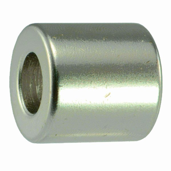 Midwest Fastener Round Spacer, Polished Stainless Steel, 3/4 in Overall Lg, 3/8 in Inside Dia 33345